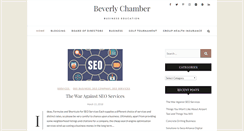 Desktop Screenshot of beverlychamber.com